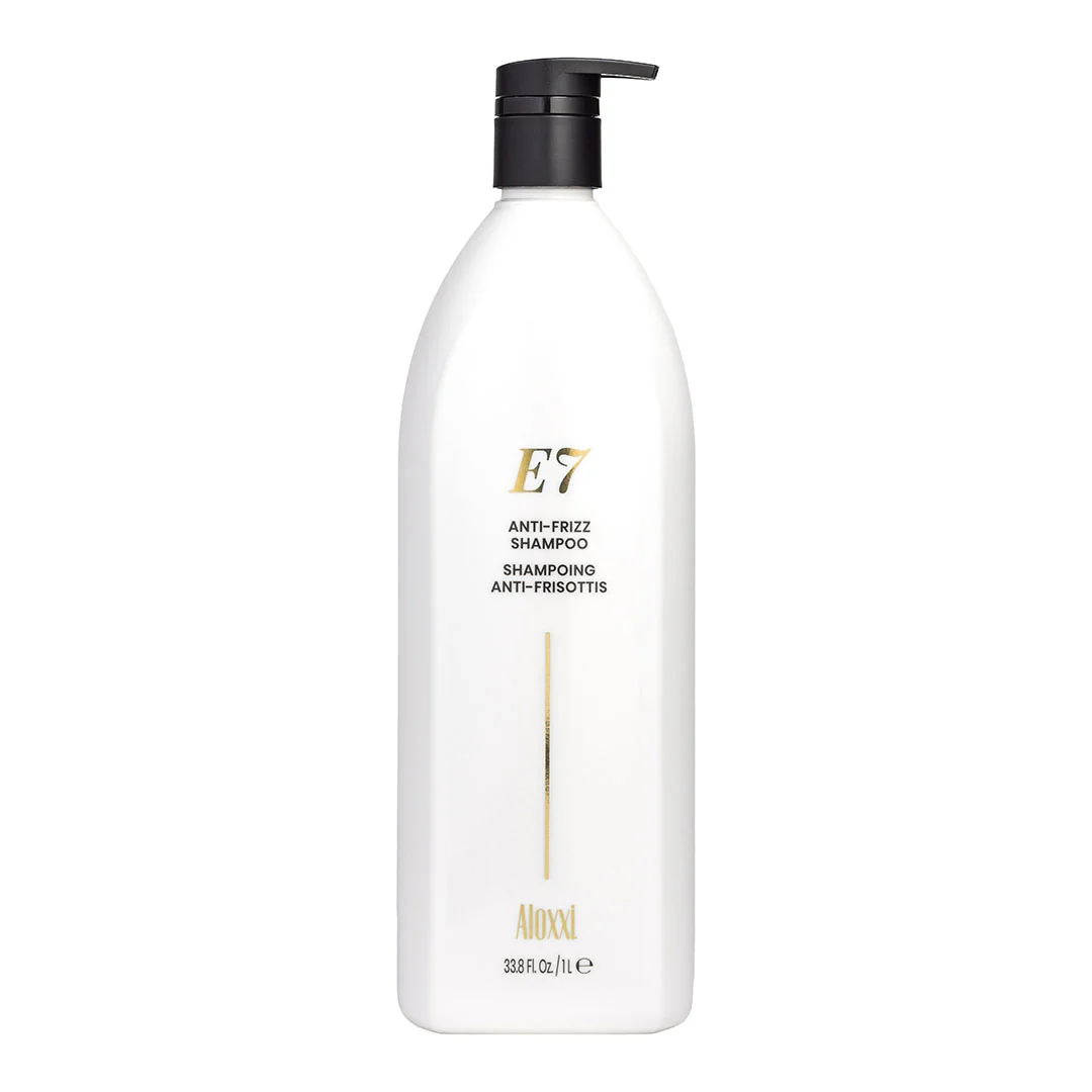 Питательный шампунь против пушистости Aloxxi «7 масел» E7 Anti-Frizz Shampoo, 1000 мл